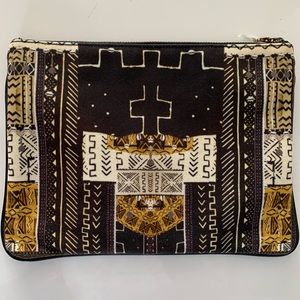 Camilla small canvas clutch